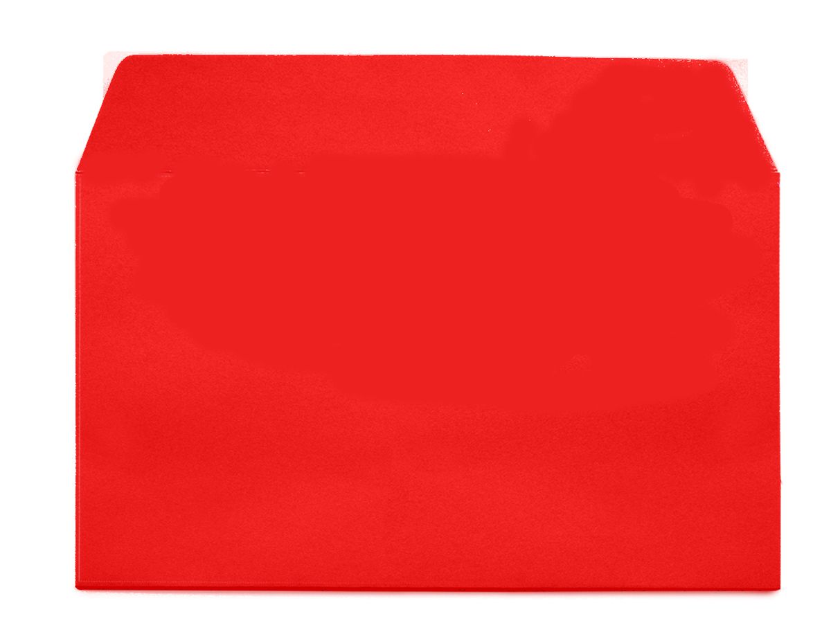 PAPYRUS Couvert Rainbow o/Fenster C5 88048536 intensivrot, 120g 250 Stück (7612285273685)
