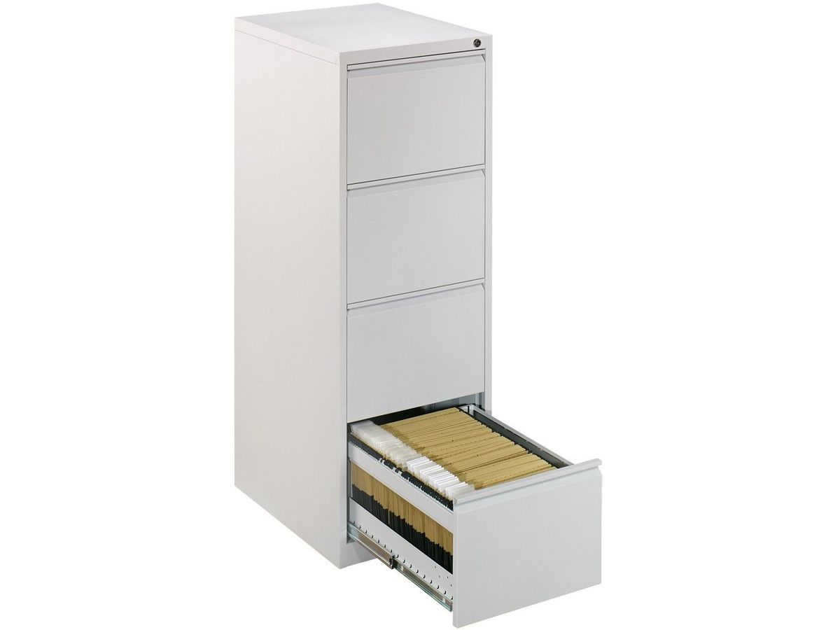 EDGY HR-Schrank 3404 4 Schubladen schmal, grau (7630006738336)