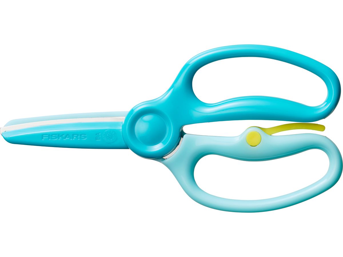 FISKARS Kinderschere 8.6cm 1064068 türkis, zur Übung (6424002014737)