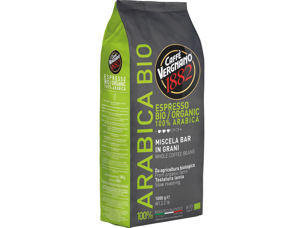 VERGNANO Espresso Arabica 100% Bio 1kg 2290701 Caffè in grani (8001800000186)