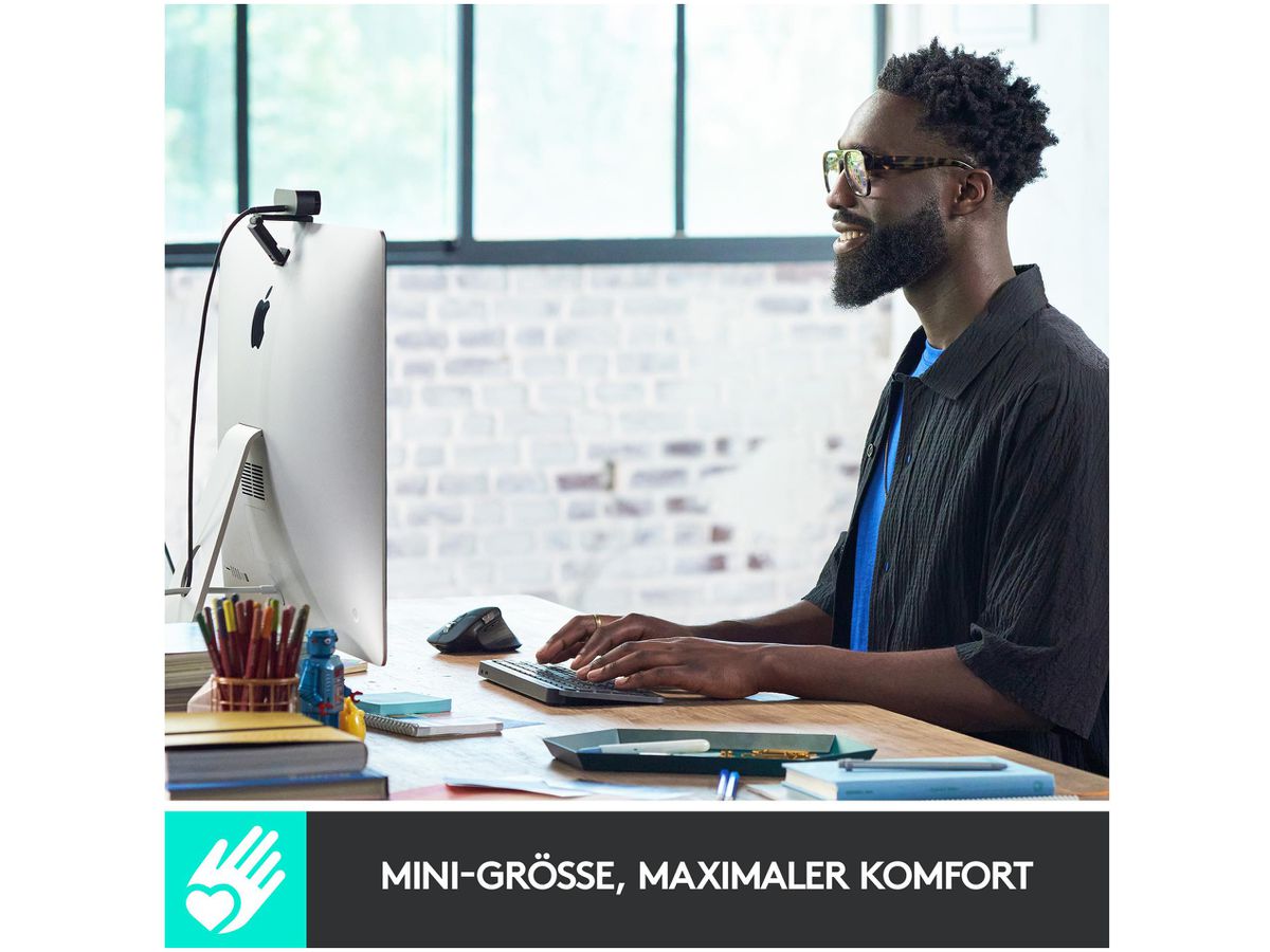 LOGITECH Tastatur MX Keys Mini 920-010485 Graphite CH-Layout (5099206098893)