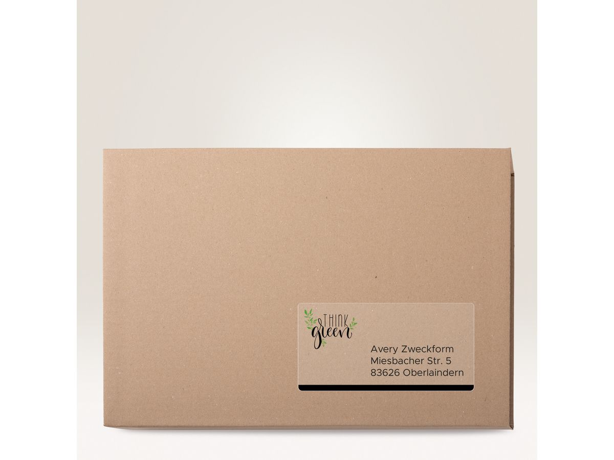 AVERY ZWECKFORM Etichette 210x297mm J8567-25 trasparente 25 pezzi (4004182047231)