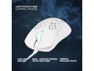 DELTACO Lightweight Gaming Mouse,RGB GAM-108-W White, WM75 (7333048057921)