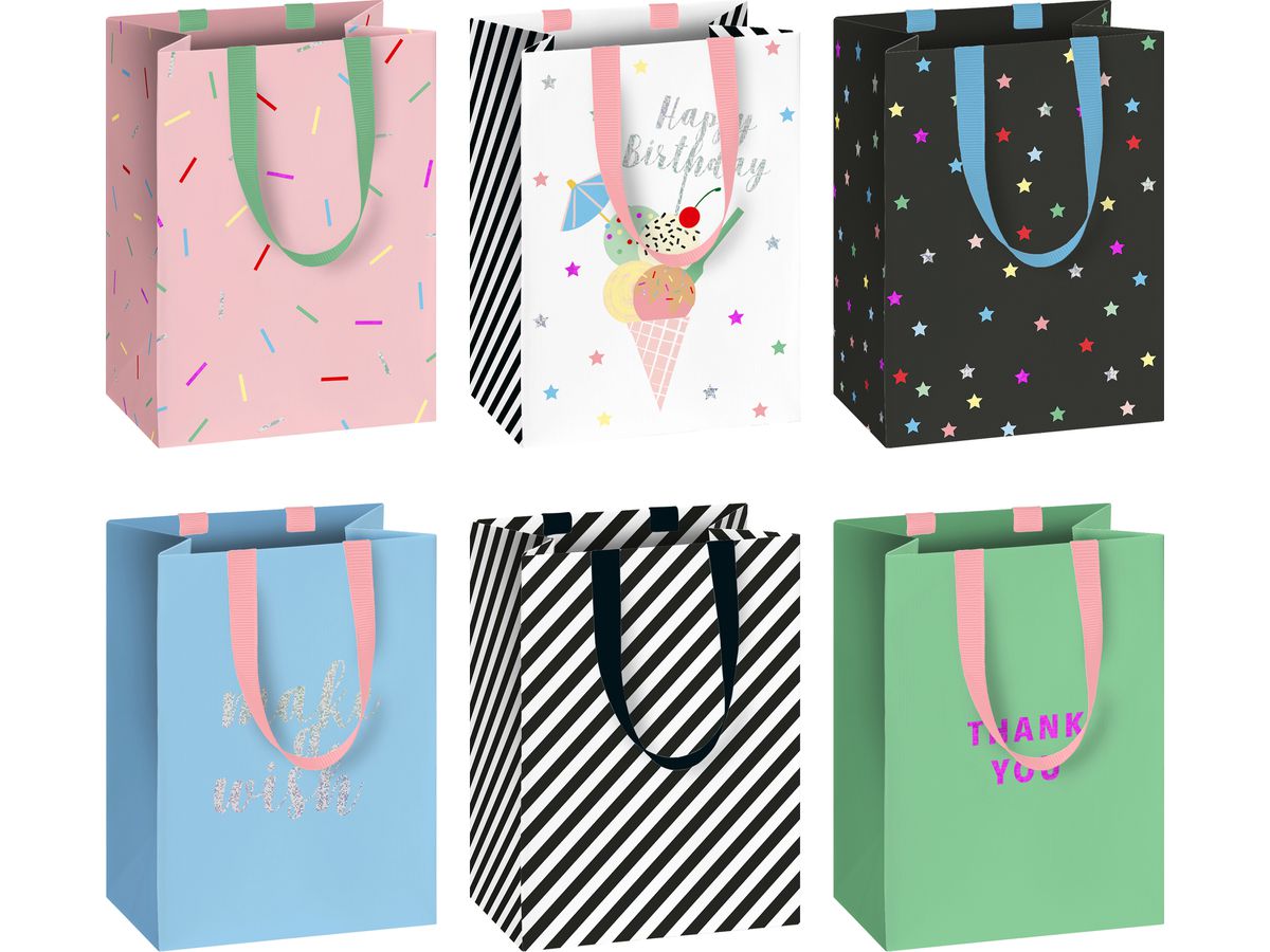 STEWO Borsa regalo Gelato 2541520360 bianco 10x8x14cm (7630050881880)