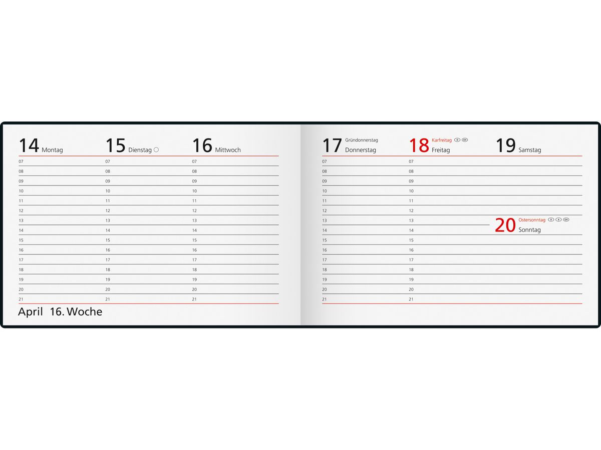 RIDOIDE Agenda Septimus 2026 7017507016.26 1S/2P Mountains AL 15.2x10.2cm (4003273789807)