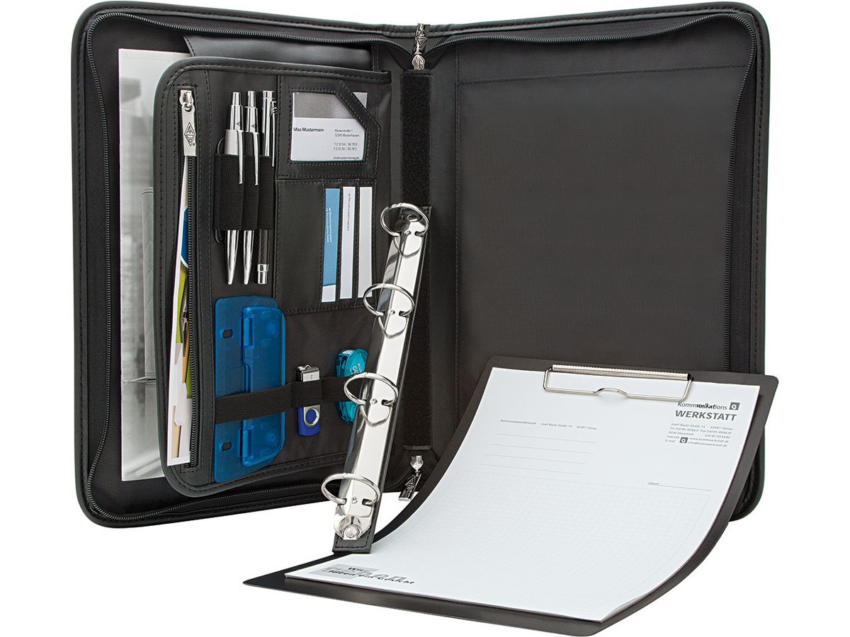 WEDO Dossier de conférence A4 585001 noir (4003801792415)