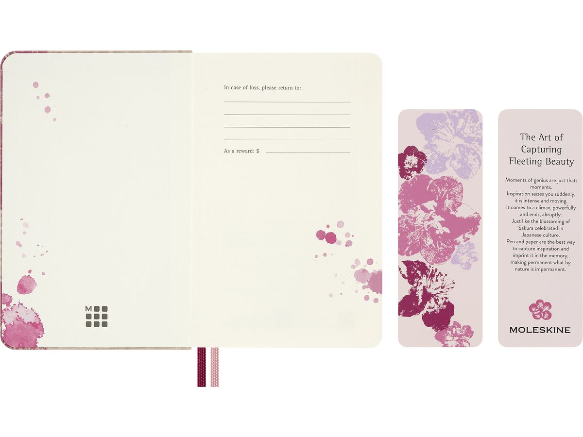 MOLESKINE Quaderno Sakura L/A6 999278564 rigato multicolore (8056999278564)