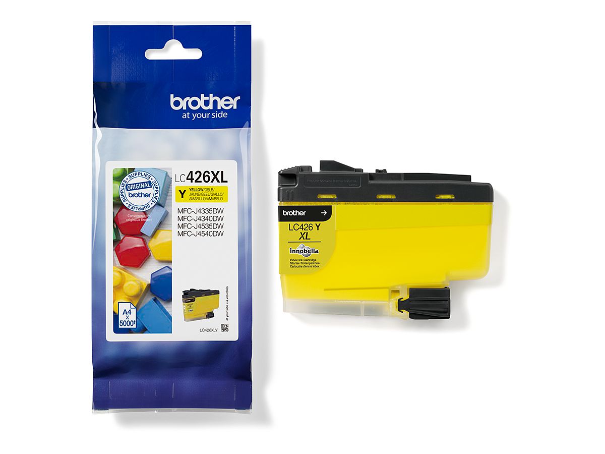 BROTHER Cart. d'inchiostro HY yellow LC-426XLY MFC-J4335 5000 pagine (4977766809542)