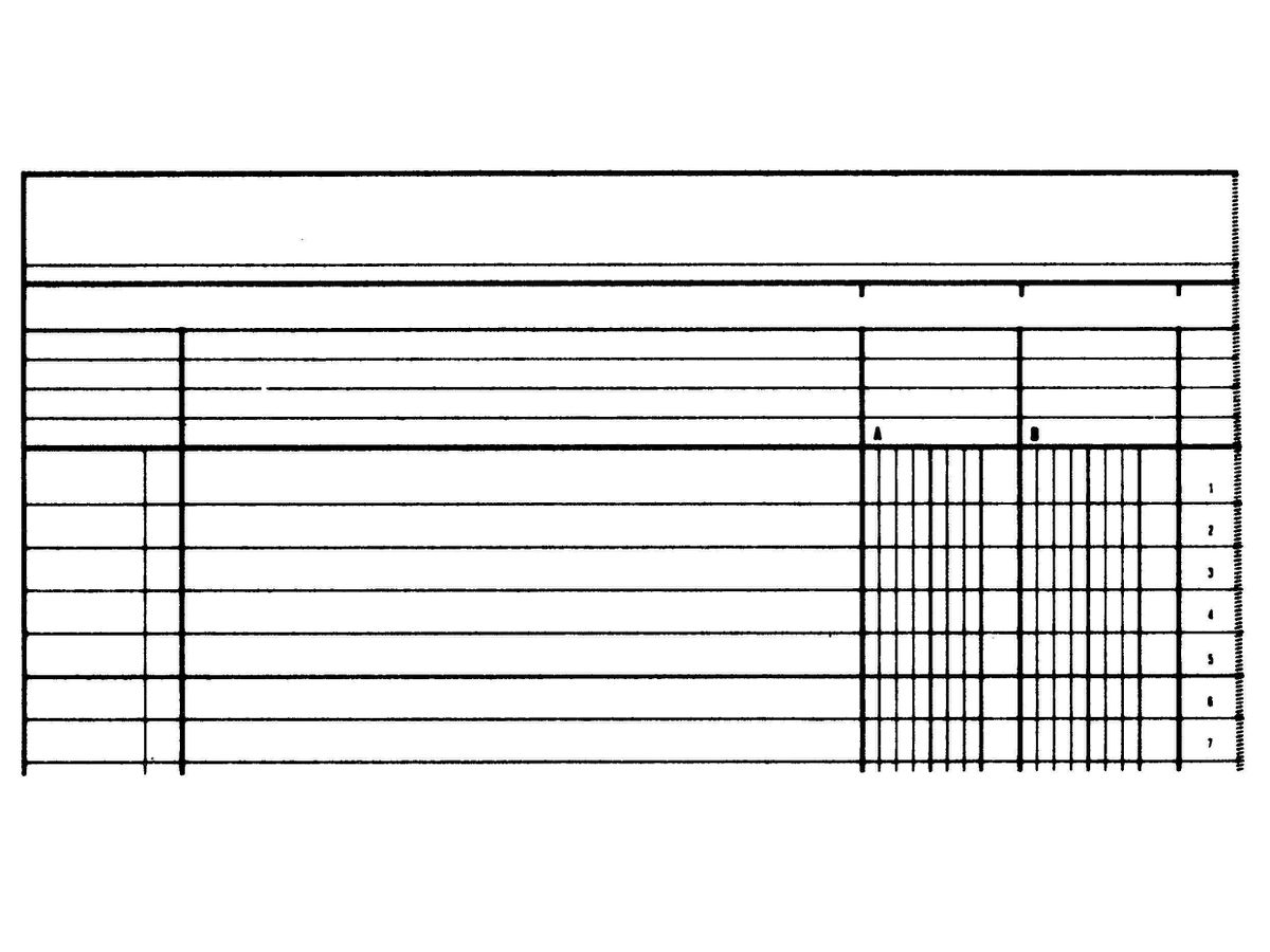 SIMPLEX Livre statistique A4 19082 2 colonnen, vert 40 feuilles (7611468190825)