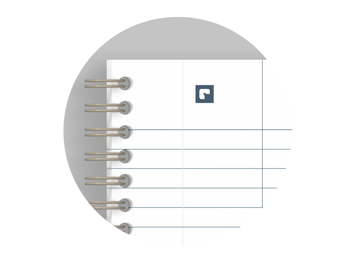 OXFORD Origins Carnet spirale 400150005 A4+, ligné 70 flls, vert (3020120168210)