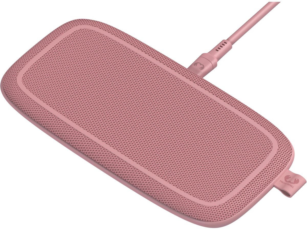 FRESH'N REBEL BASE DUO Charging Pad 4CP200DP Dusty Pink wireless (8718734658948)