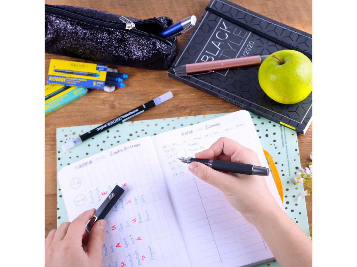 ONLINE Füllhalter Campus II M 61482/3D Gun (4014421614827)