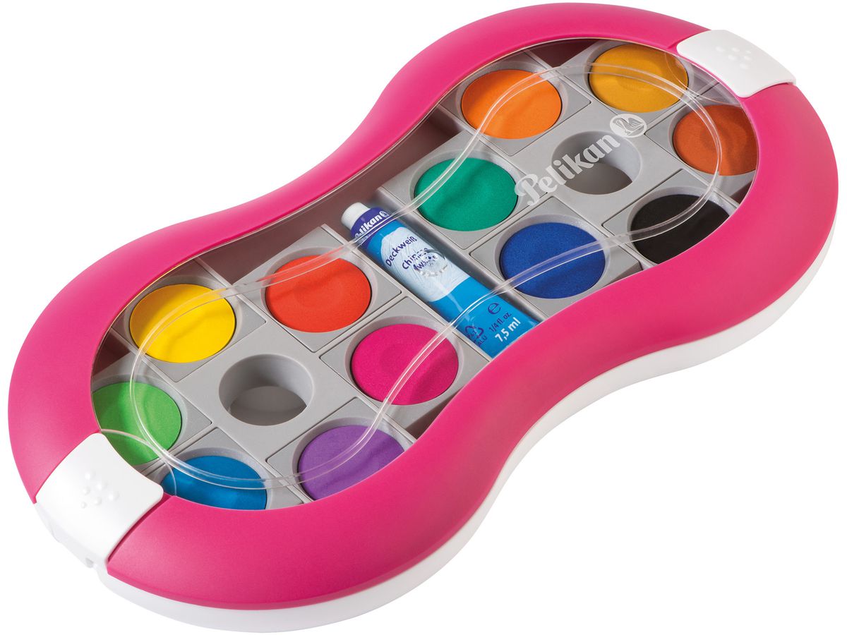 PELIKAN Cassetta di colori Space 724625 tuba 12+1 pezzi (4012700724625)