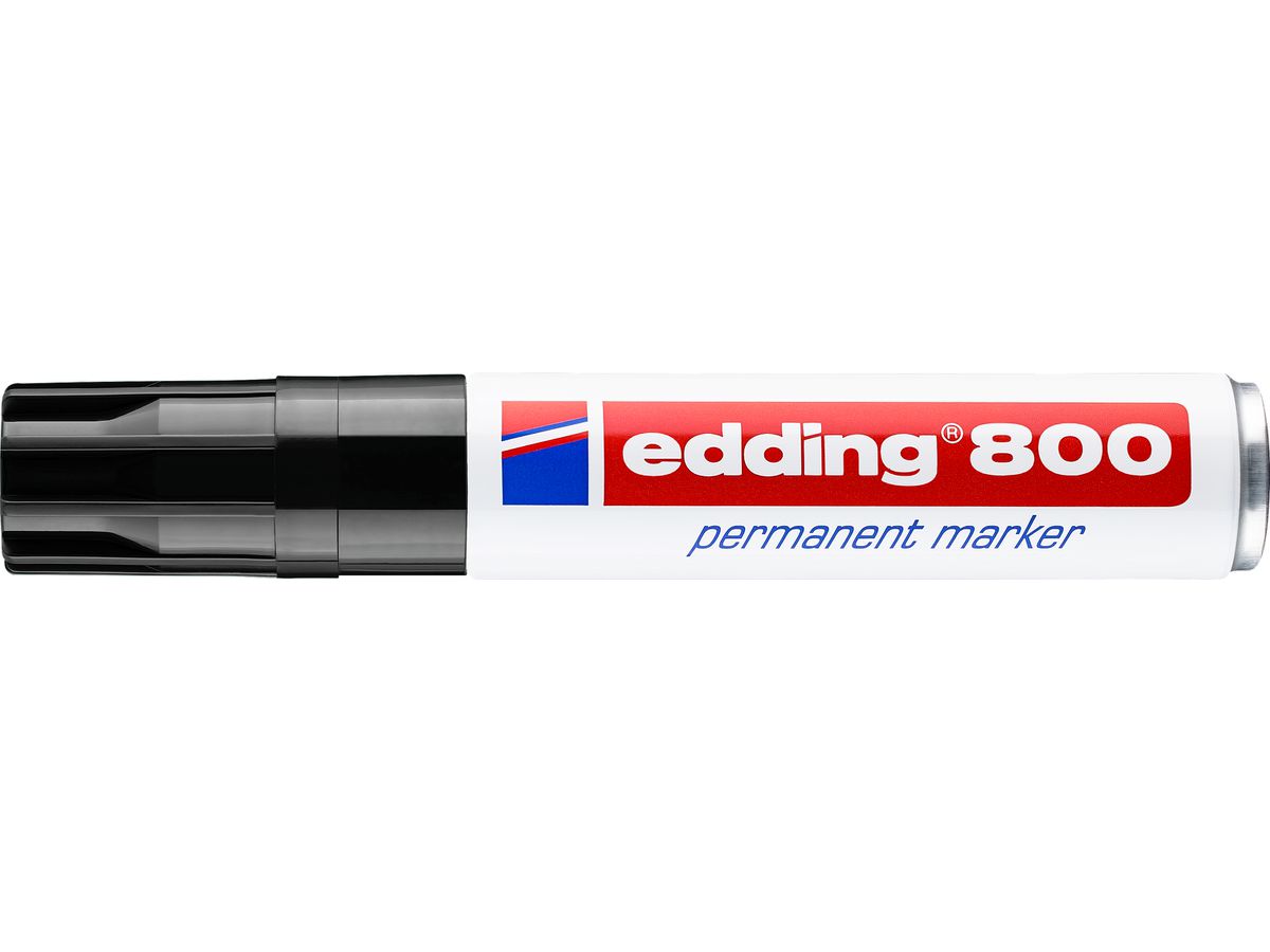 EDDING Permanent Marker 800 4-12mm 800-1 schwarz (4004764053834)