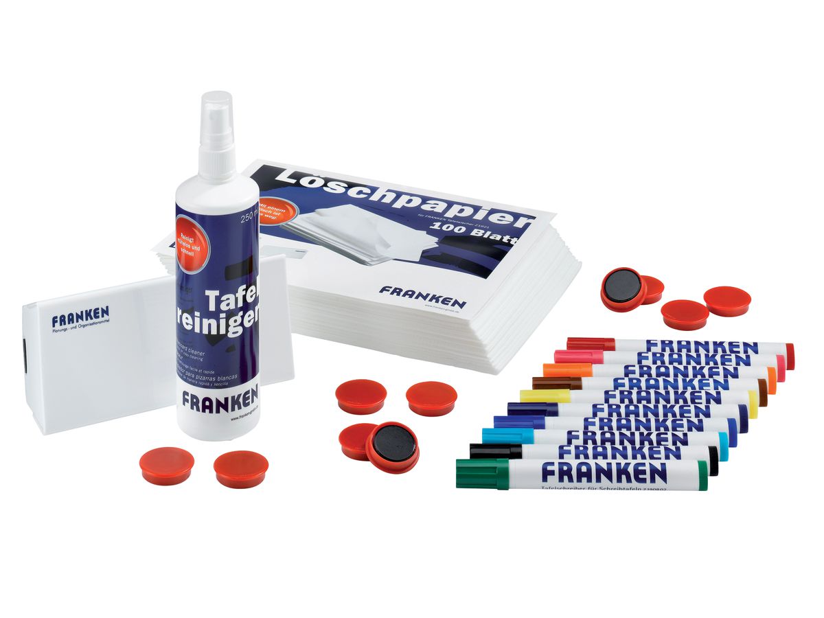 FRANKEN Set d'accessoires Z1951 Pour tableau blanc (4016946019514)