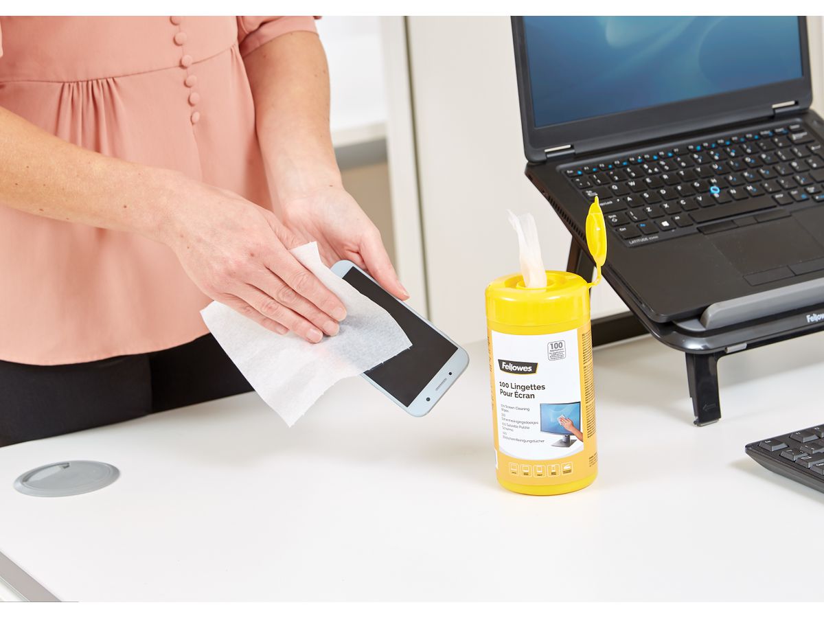 FELLOWES Bildschirm-Reinigungstücher 9970311 Dose (0043859587131)