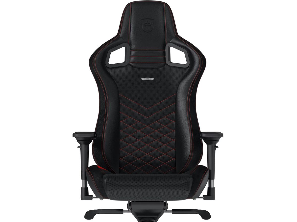 NOBLECHAIRS Gaming Stuhl EPIC NBL-PU-RED-002 schwarz/rot (4250144800288)