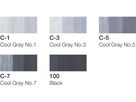 COPIC Marker Ciao 22075554 5+1 Set Cool Grey Tones (4013695261386)