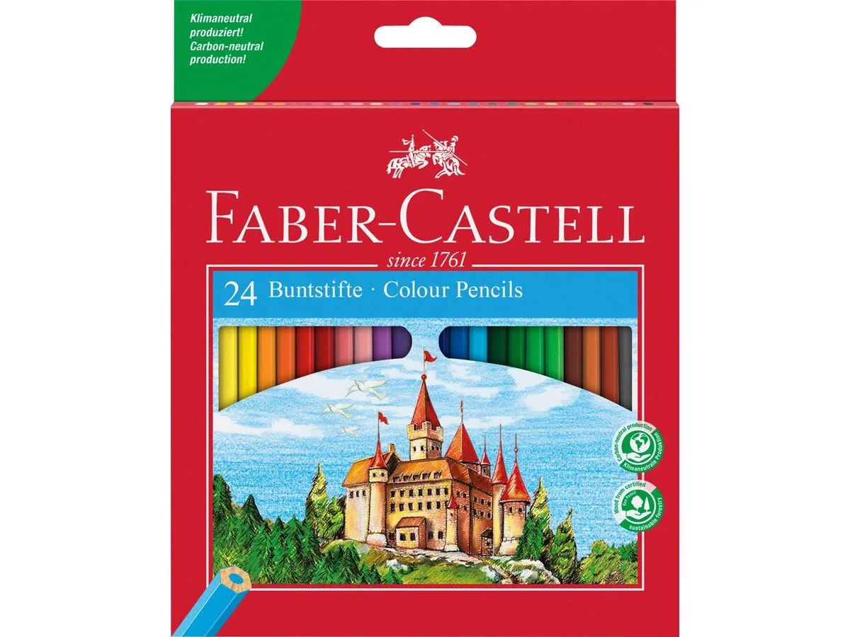 FABER-CASTELL Farbstifte Classic Colour 120124 24 Farben ass. (7891360580065)