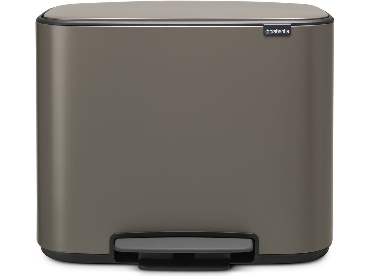 BRABANTIA Treteimer BO 121203 11L/23L, platinum (8710755121203)