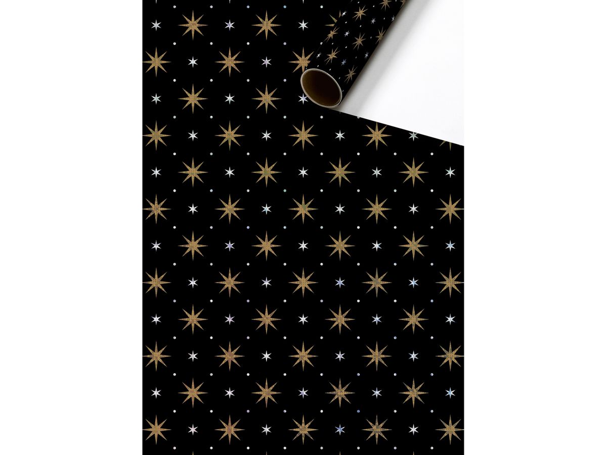 STEWO Geschenkpapier Zidonia 2528511570 schwarz 70x150cm (7630050890851)
