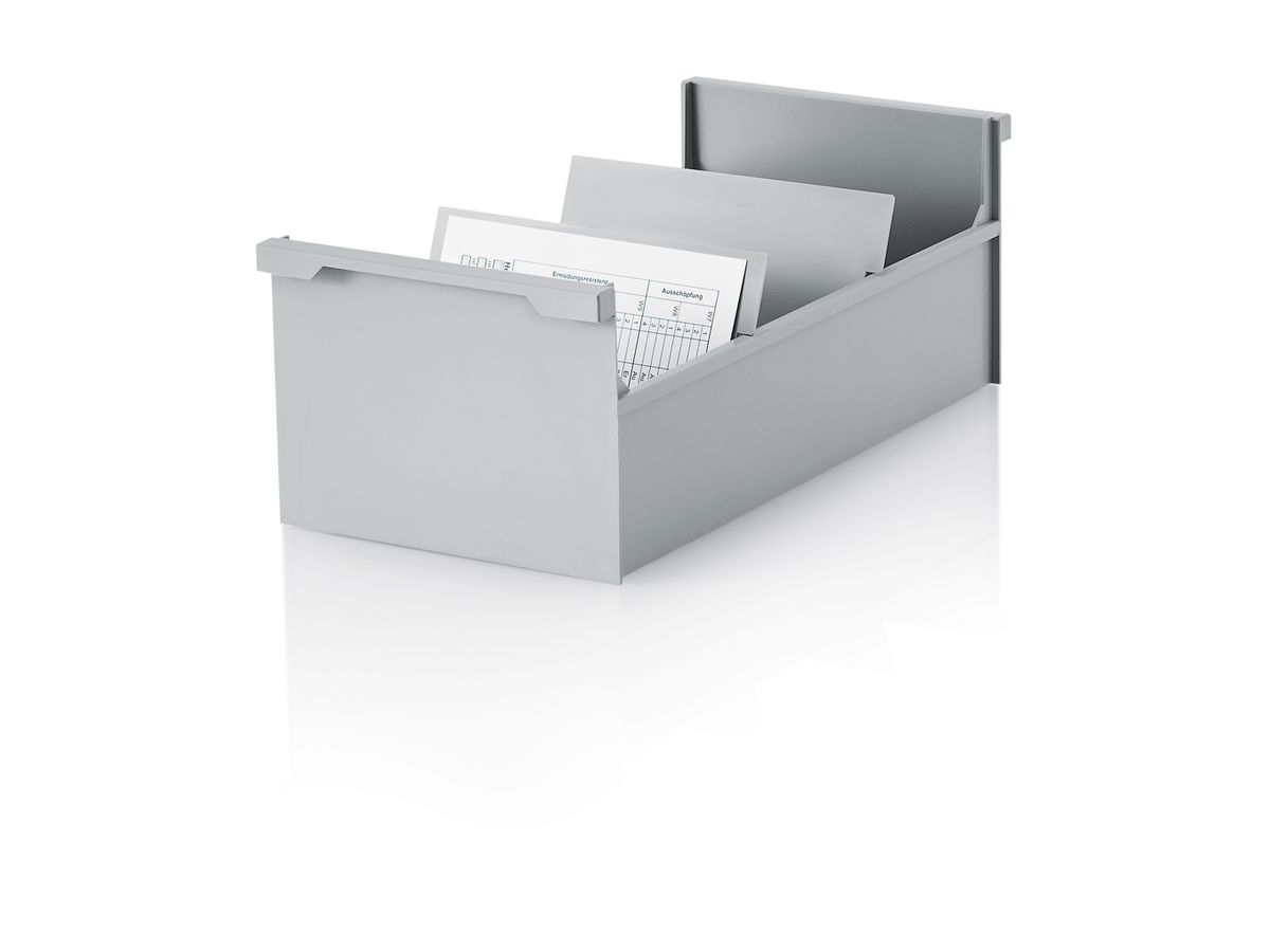 STYRO Caisse defichier transverse A6 30-632.85 gris (7612176101424)