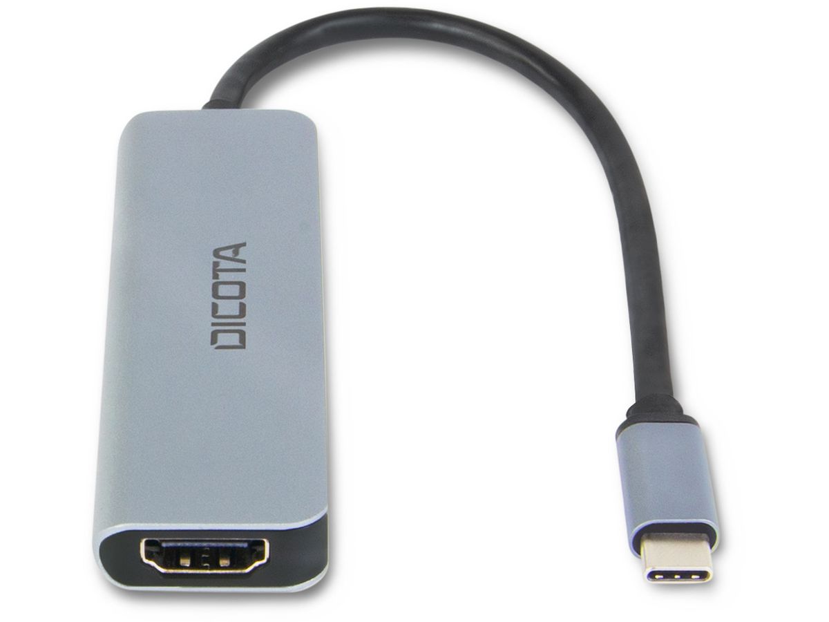 DICOTA USB-C 5-in-1 Video Hub D32060 4K PD 100W (7640239421370)