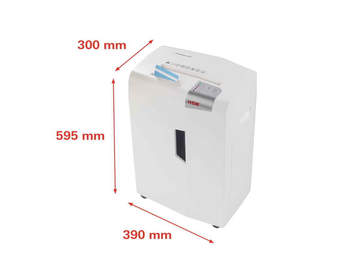 HSM Aktenvernichter shredstar X13 1057121 P-4, 23lt (4026631057745)