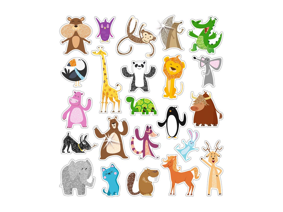 URSUS Glitzer-Sticker FUN Mot. 03 59540003F 136 sticker (4008525245247)