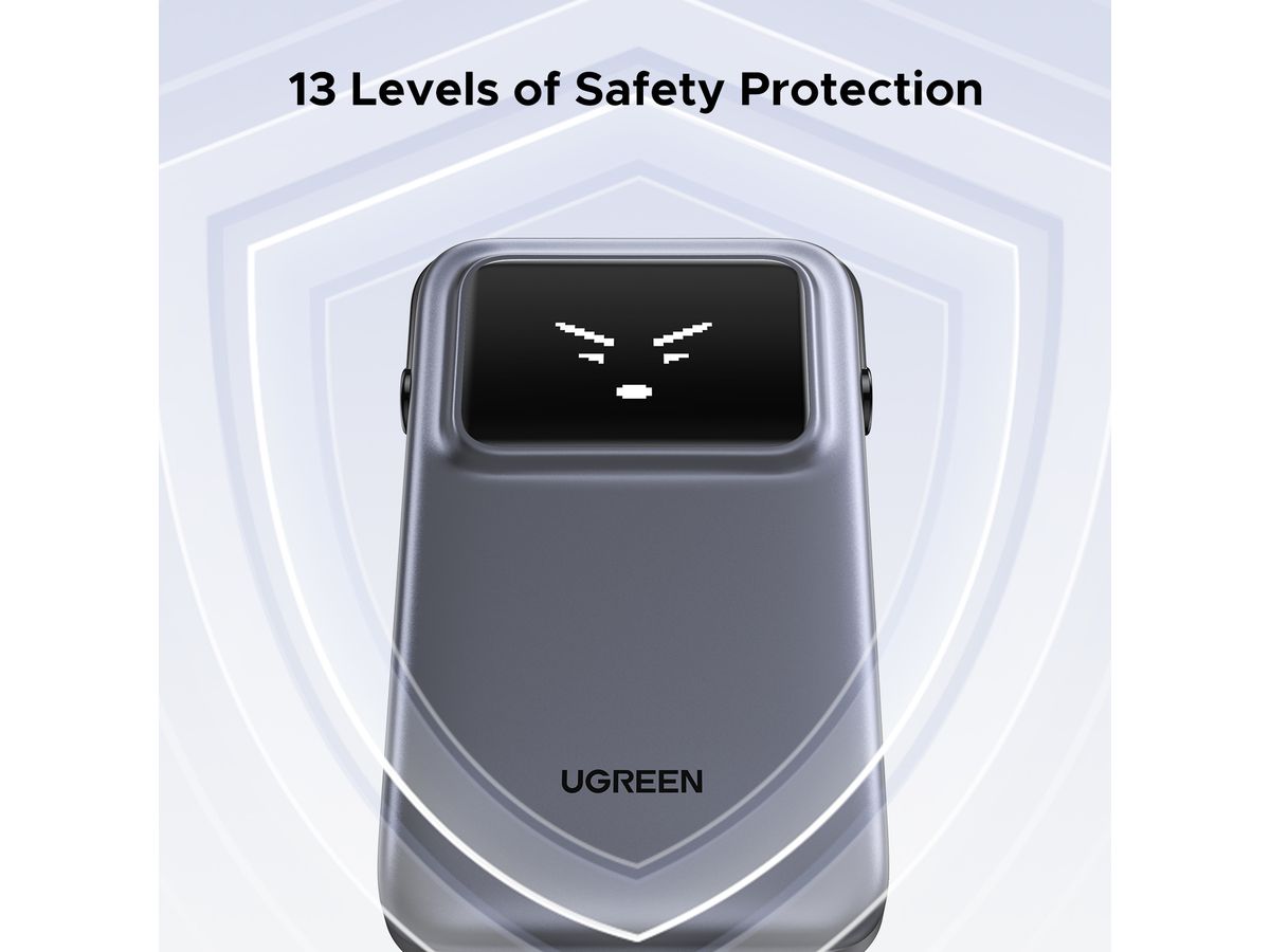 UGREEN Uno Power Bank 10000mAh 35603B 30W,Fastcharging,USB-C Cable (6941876246830)