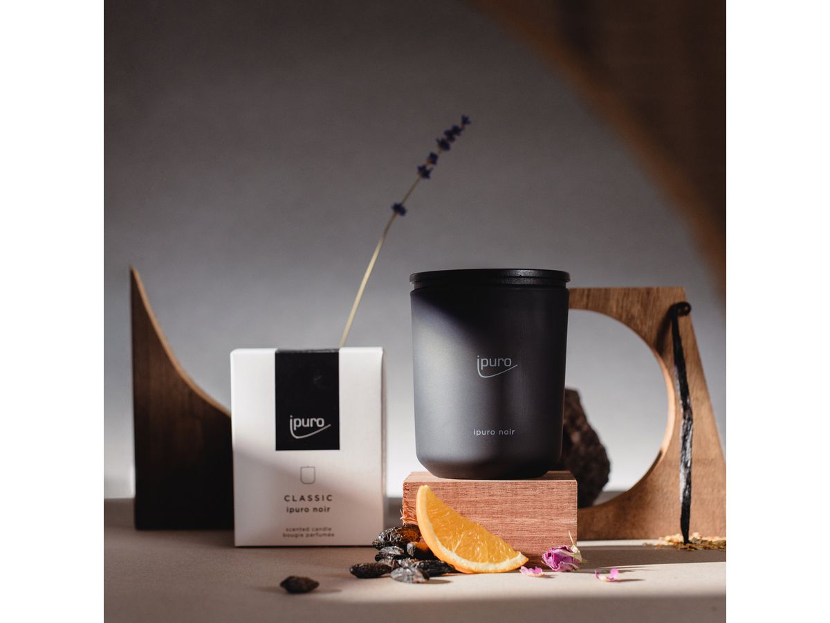 IPURO Bougie parfumée 270g 061.4185.00 noir (4051281820616)