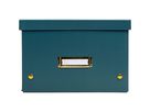EXACOMPTA Boîte de rangement Neo Deco 62353E bleu canard, A4+ 27x36x19cm (3130630623533)