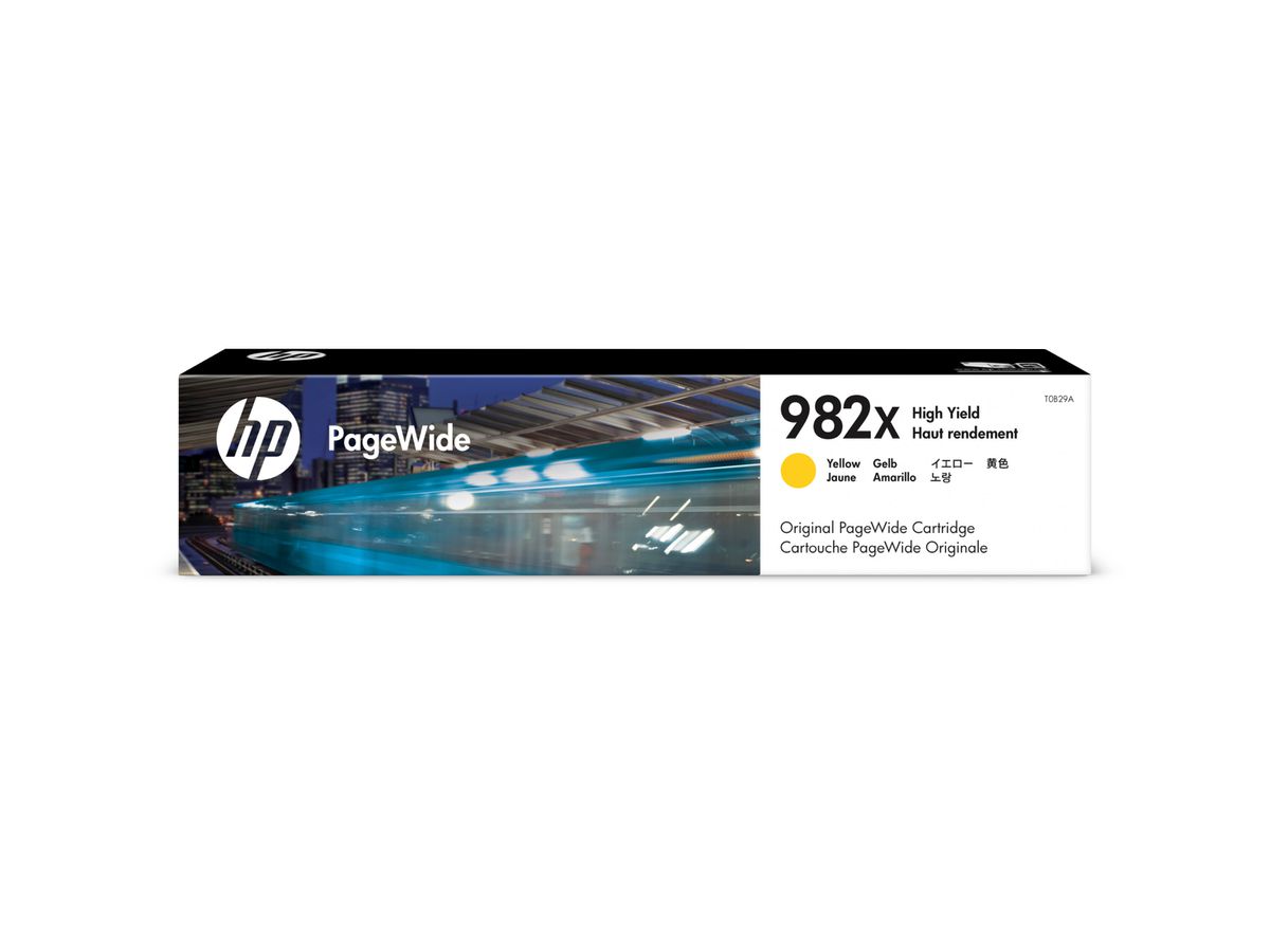 HP PW-Cartridge 982X yellow T0B29A Pagewide Ent.765 16'000 S. (0190781050117)