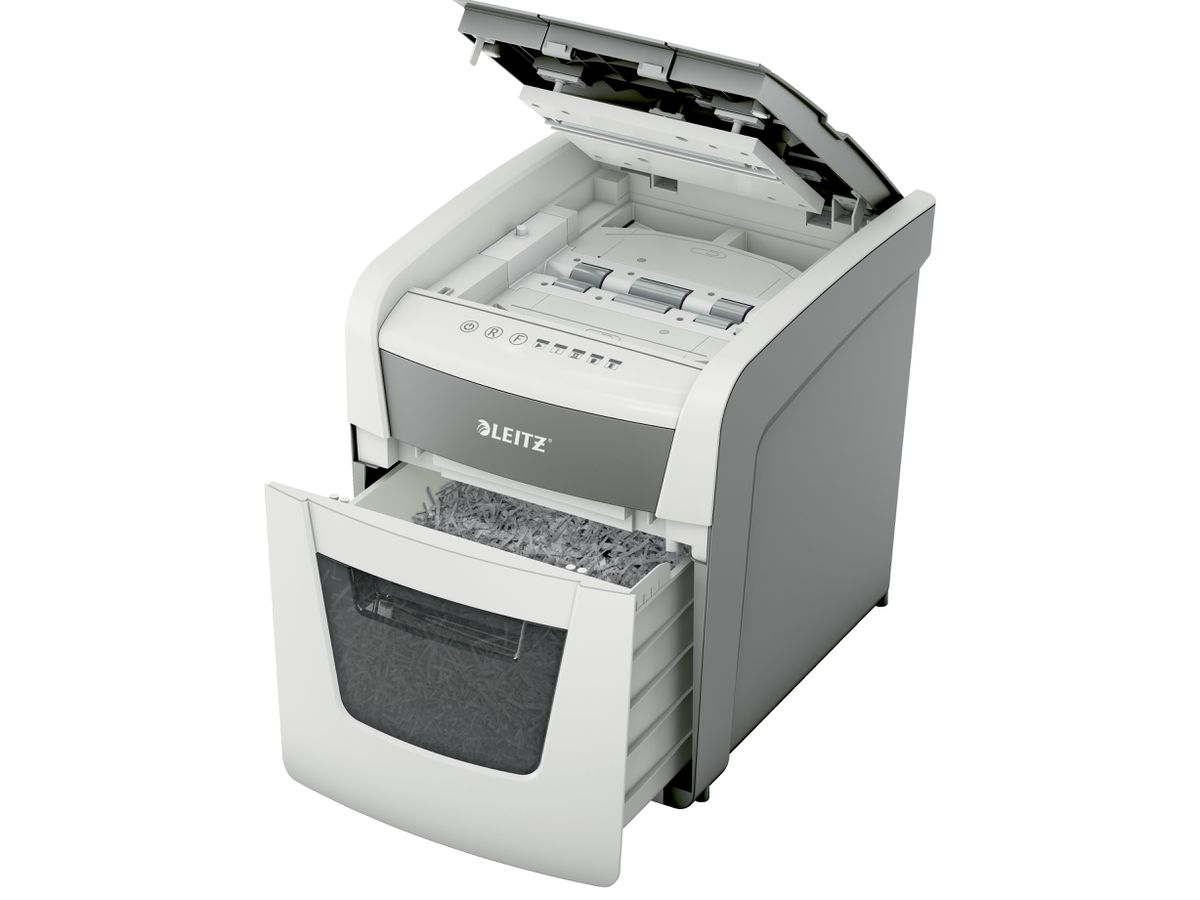LEITZ Aktenvernichter IQ AF 80352000 Small Office 50, P-4, 20lt (4002432130047)