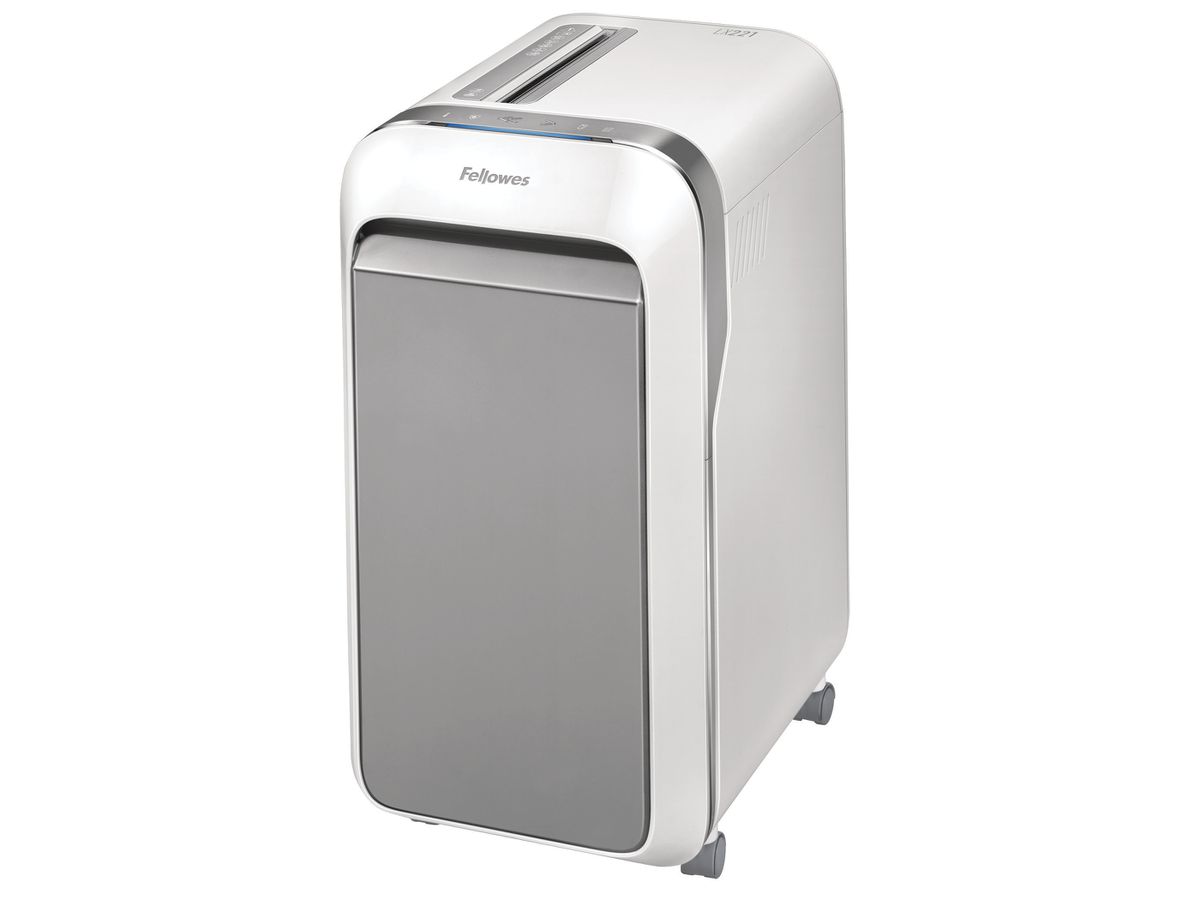 FELLOWES Aktenvernichter Powershred 514201 LX221, weiss, P-5, 30lt (0043859755639)