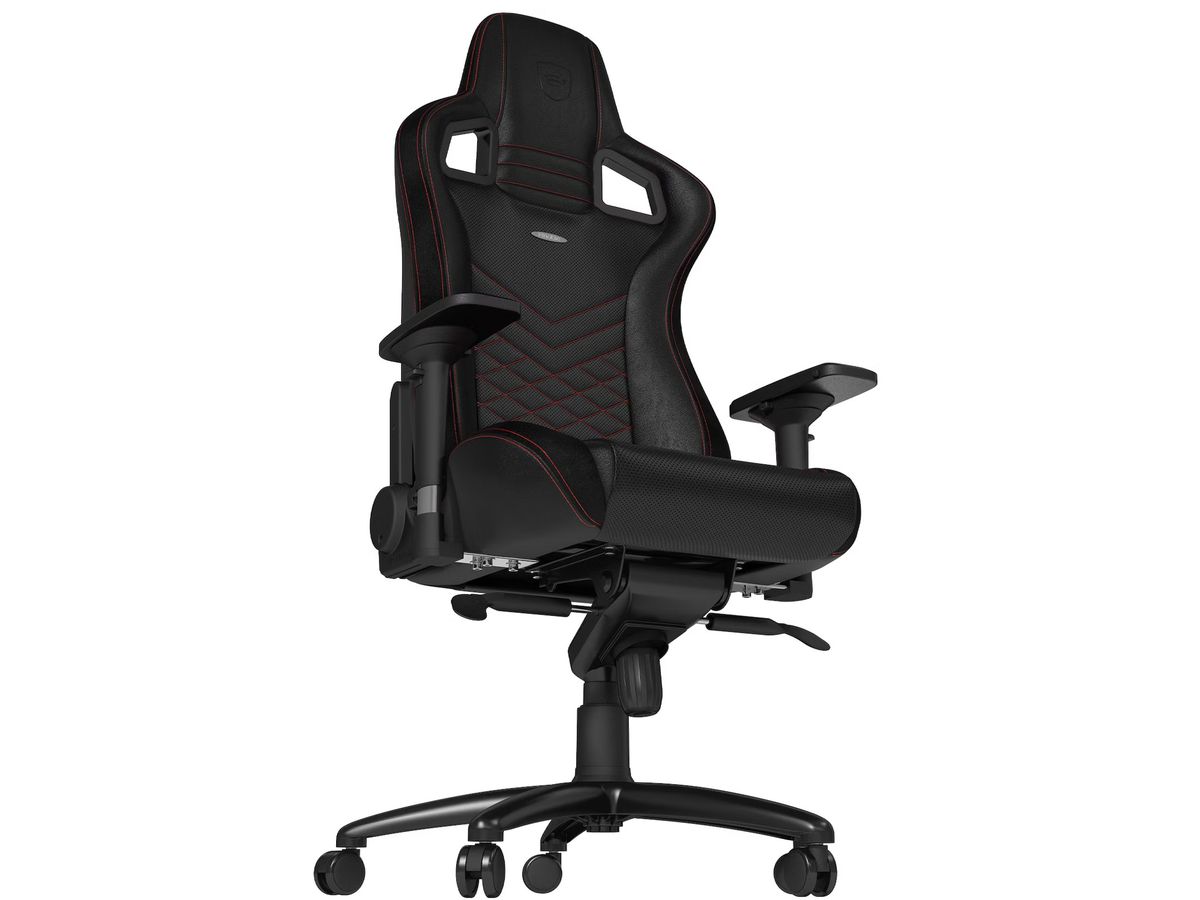 NOBLECHAIRS Gaming Stuhl EPIC NBL-PU-RED-002 schwarz/rot (4250144800288)