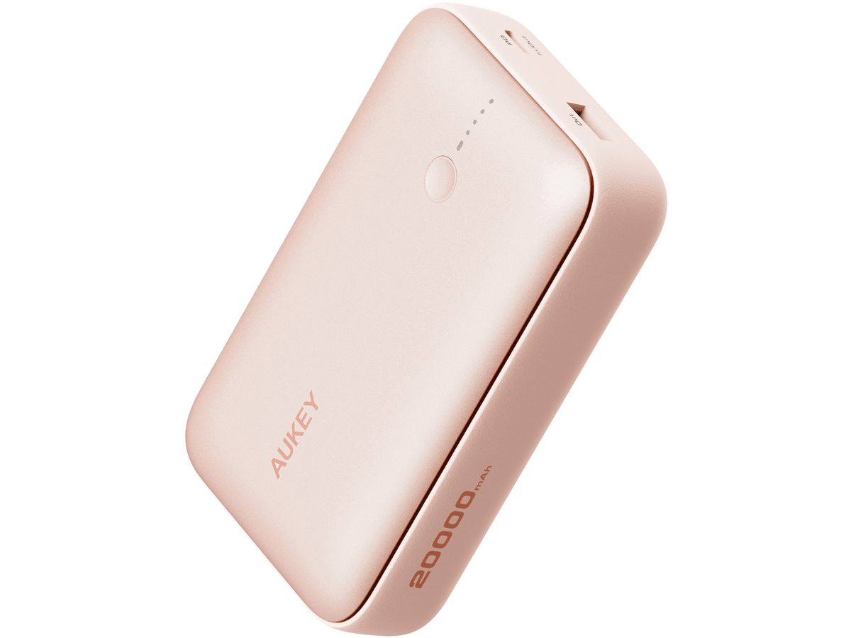 AUKEY Spark Mini 20000, 20W, PD,QC PB-Y57 PI Powerbank,Pink,USB-C,USB-A (0689323788347)