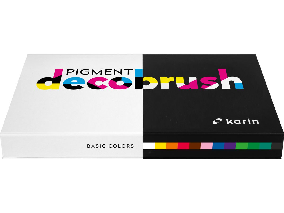 KARIN Pigment Deco Brush 29C1 Basic Colors Set 12 colori (5904446026783)