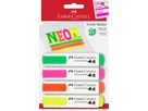 FABER-CASTELL Textilmarker 1.2-5mm 159591 multicolor 4 Stück (4005401595915)