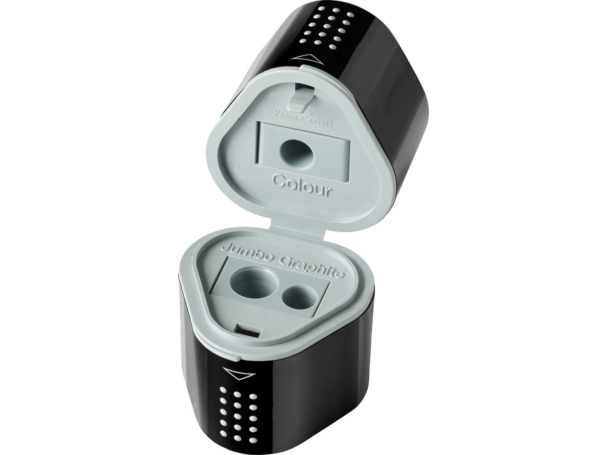 FABER-CASTELL Spitzer Grip 2001 283899 schwarz (4005402838998)