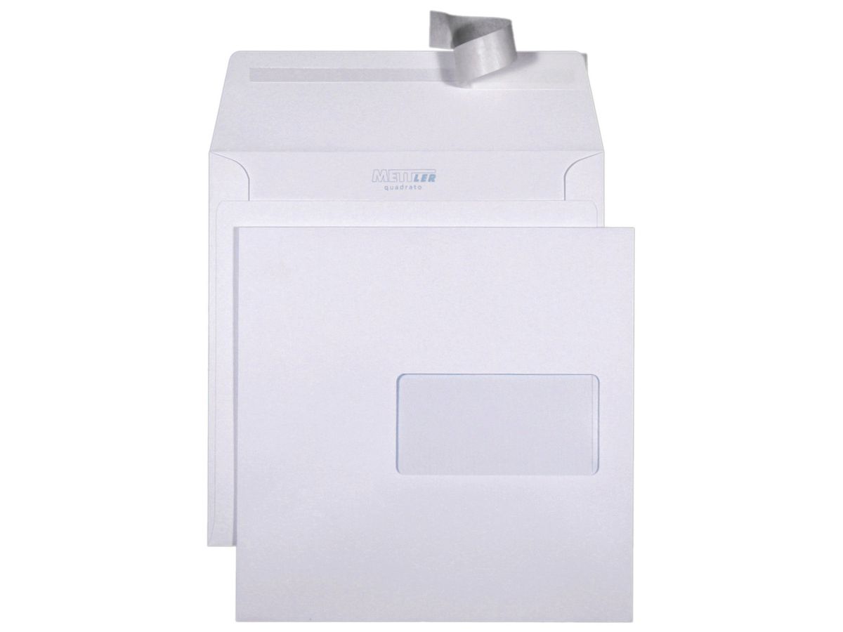 METTLER Enveloppe fenêtre droite C5 8064-120 120g, ultra blanc 500 pcs. (7640126061917)