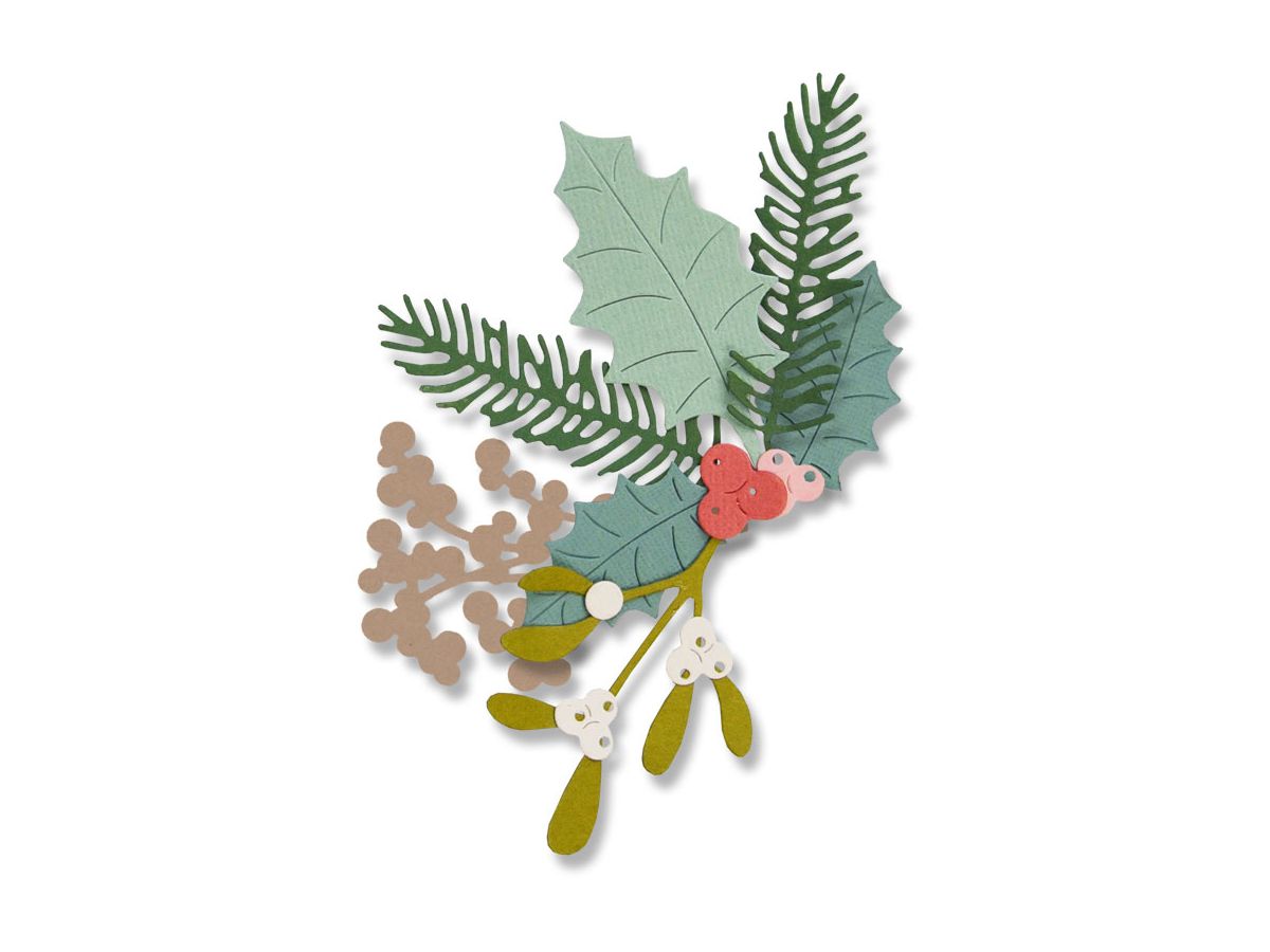 SIZZIX Stanzformen Winterlaub 662571 8er Set (0630454243359)