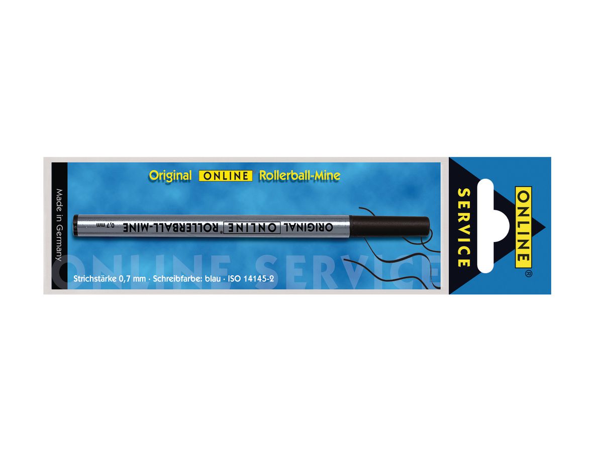 ONLINE Mine Rollerball 0.7mm 40072/3 noir, noir (4014421400727)