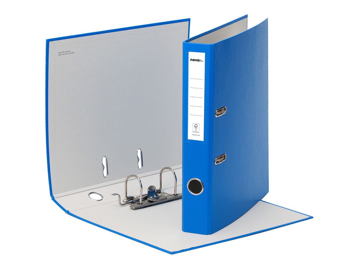 NOVOOO Pro Classeur 4cm 10349405NO1U bleu A4 10 pièces (9010729081007)