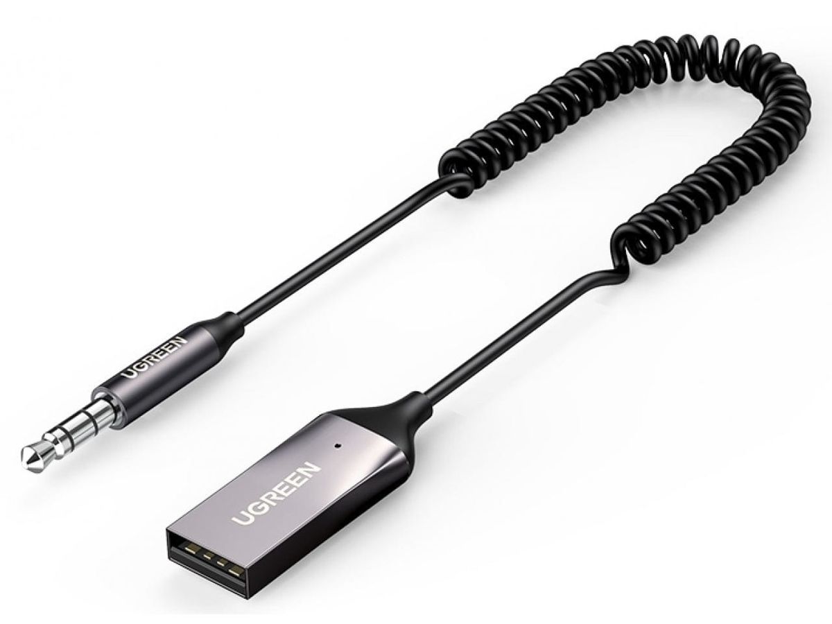 UGREEN USB Aux BT 5.0 Receiver 70601 Grey (6957303876013)
