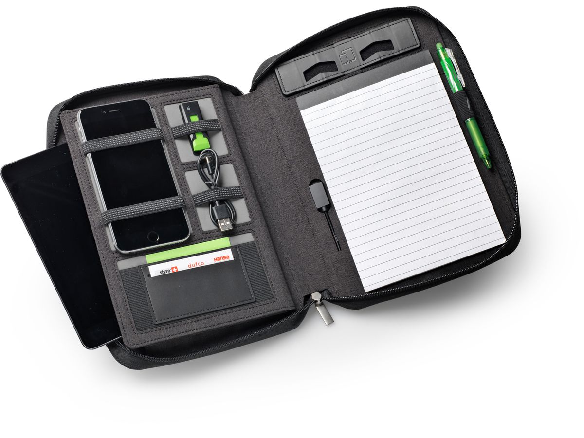 DUFCO Konferenzmappe A5 48-2015.000 Powerbank 5000 mAH, anthrazit (7612176079785)