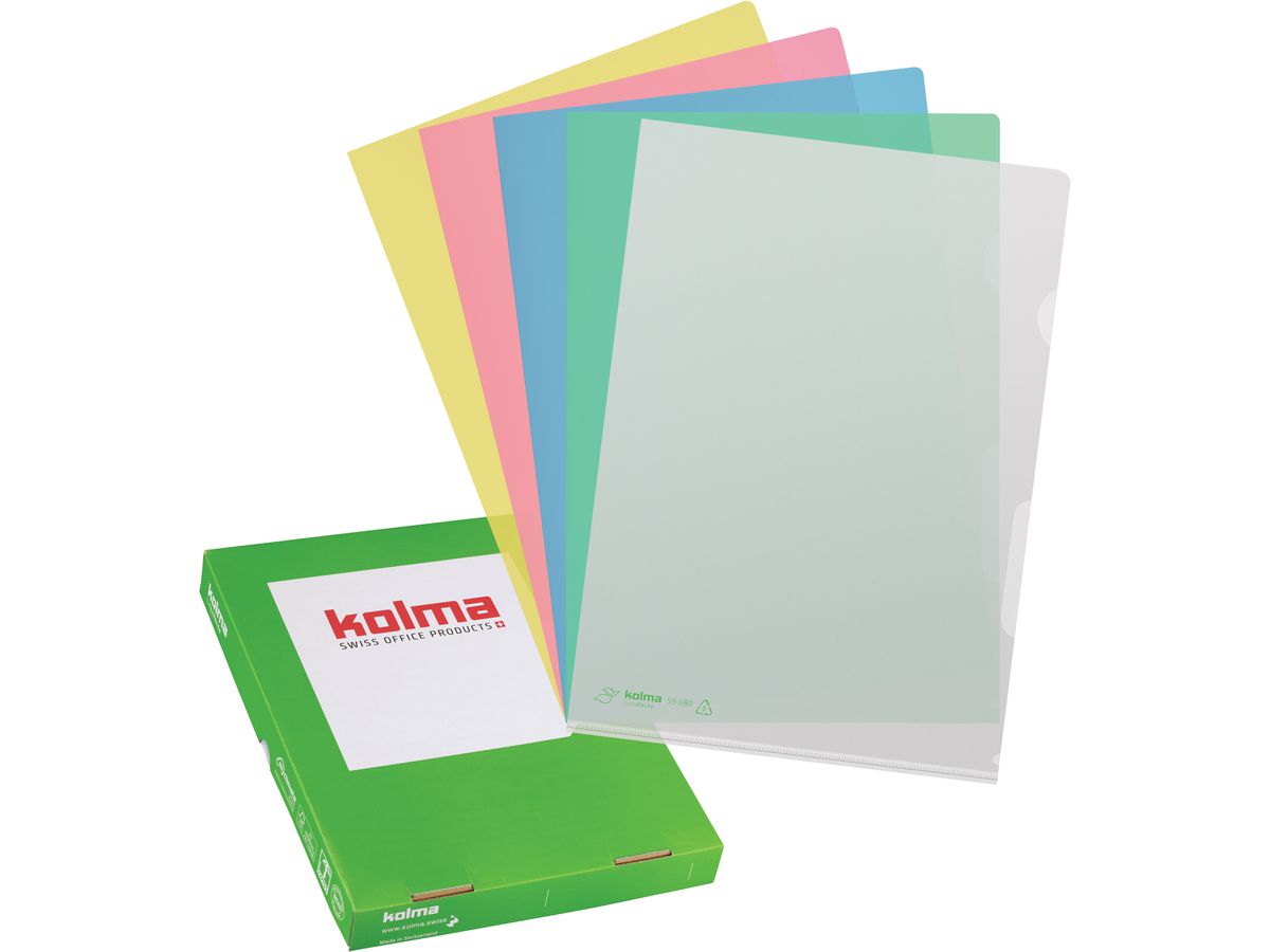KOLMA Visa Dossier LineaVerde A4 59.680.00 transp.,CopyResistant 10 Stück (7611967591185)