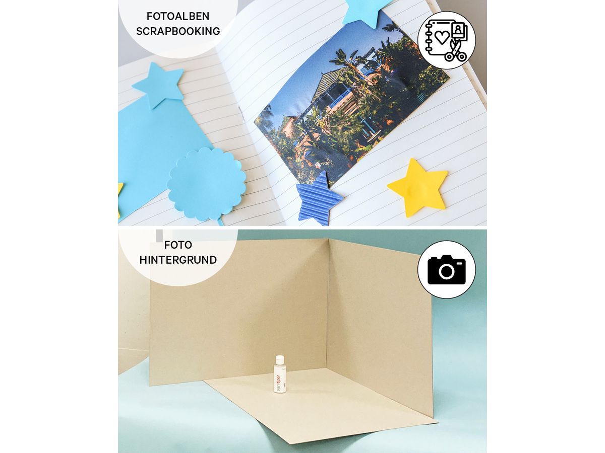 I AM CREATIVE Cartone per foto A4 2903018300 270g, bianco brillante (8714677254537)