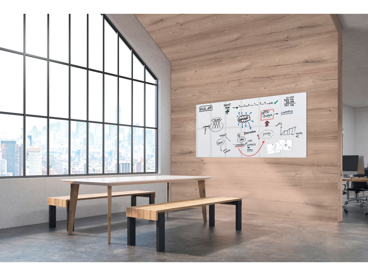 SIGEL Glass Calamitaboard GL235 bianco 2400x1200mm (4004360820854)