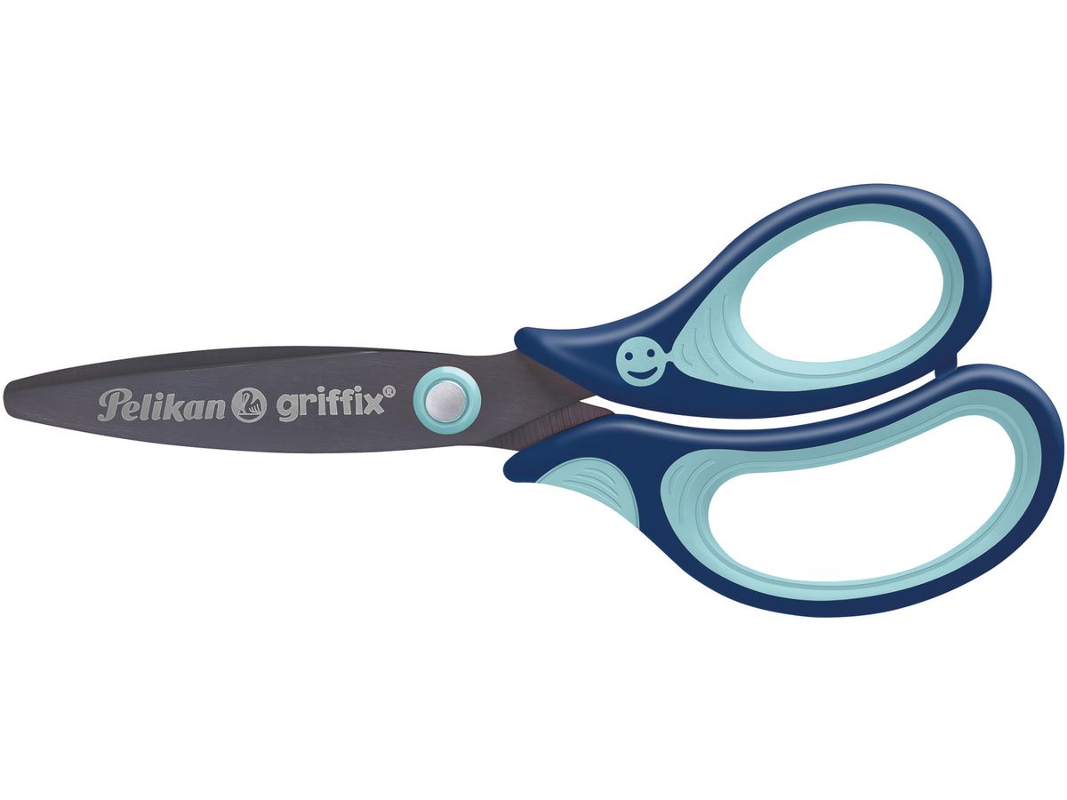 PELIKAN griffix Schere Blau 803502 Rechtshänder (4012700803504)